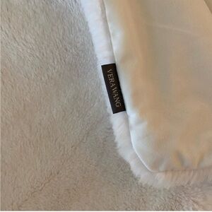 Vera Wang white lux faux fur